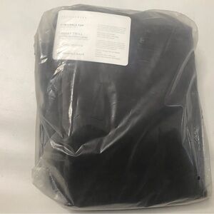 Pottery Barn Velvet Twill  Blackout Curtain 50 x 84 in Gray 3 in 1 Pole Top New